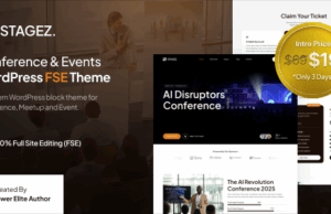 Stagez – Konferenz und Ereignis FSE WordPress -Thema