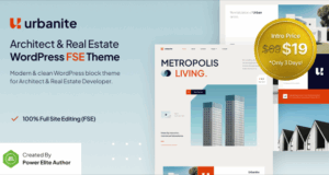 Urbanite - Architekten und Immobilienentwickler FSE WordPress Thema