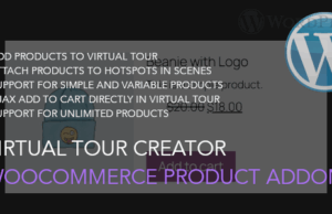 Virtual Tour Creator Woocommerce Product Addon