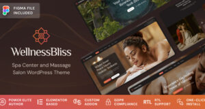 Wellness Bliss – Massagesalon & Spa WordPress -Thema
