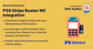 Woocommerce POS -Streifenleser M2 -Integration