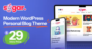 Zucker - Modernes WordPress Personal Blog -Thema