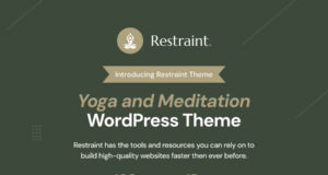 Zurückhaltung – Yoga & Meditation WordPress -Thema