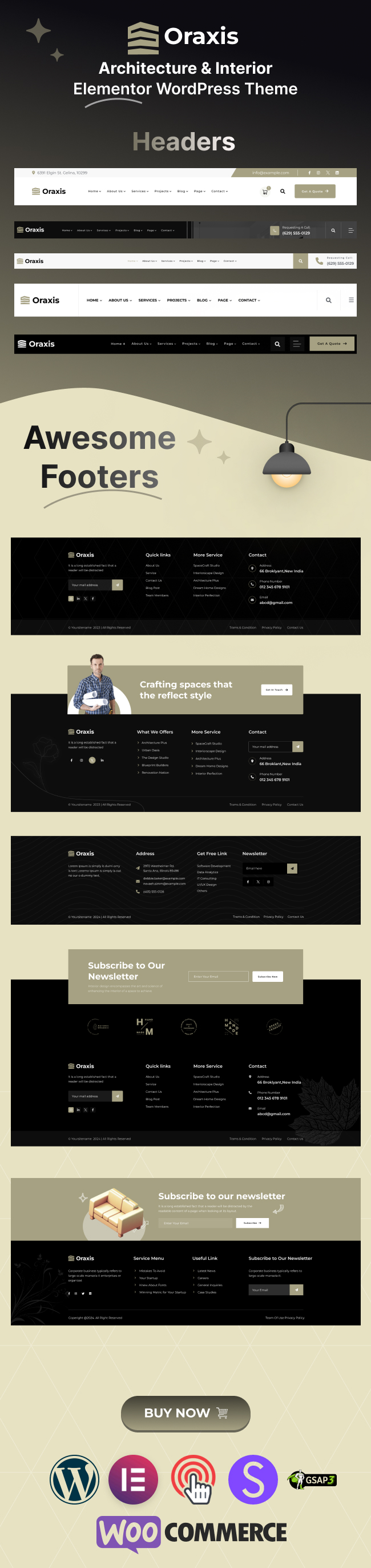 ORAXIS - Architektur und Innenarchitektur WordPress -Thema - 2