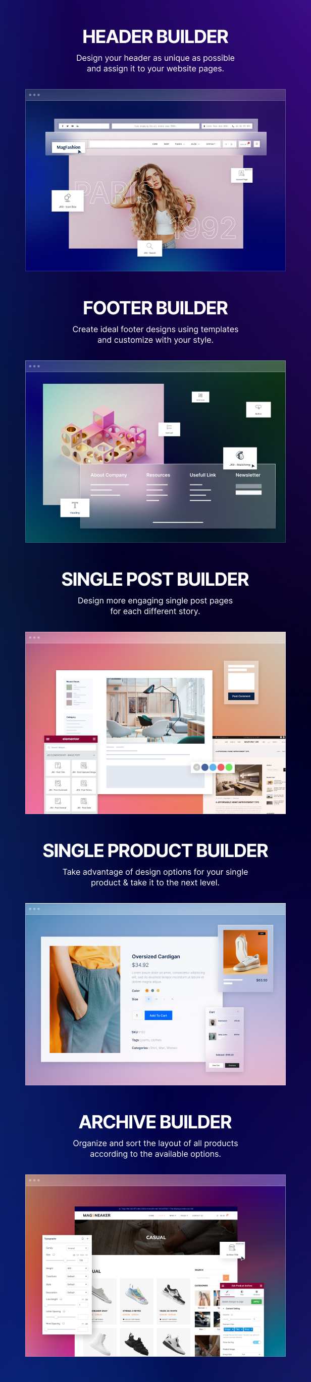 Größe - Mehrzweckelementor -Website & E -Commerce Builder WordPress Theme - 18