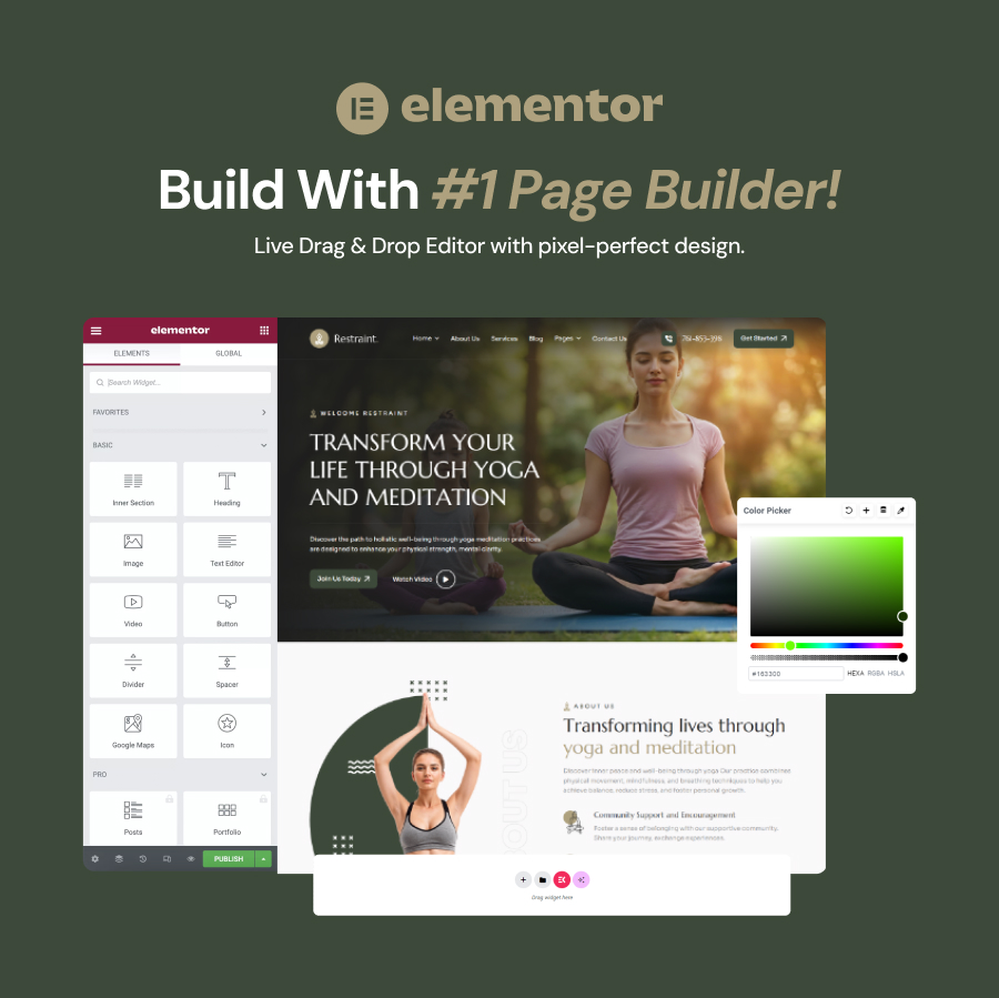 Zurückhaltung - Yoga & Meditation WordPress Thema - 4