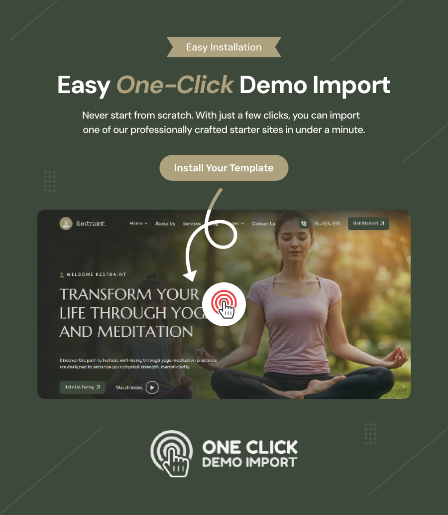 Zurückhaltung - Yoga & Meditation WordPress Thema - 5