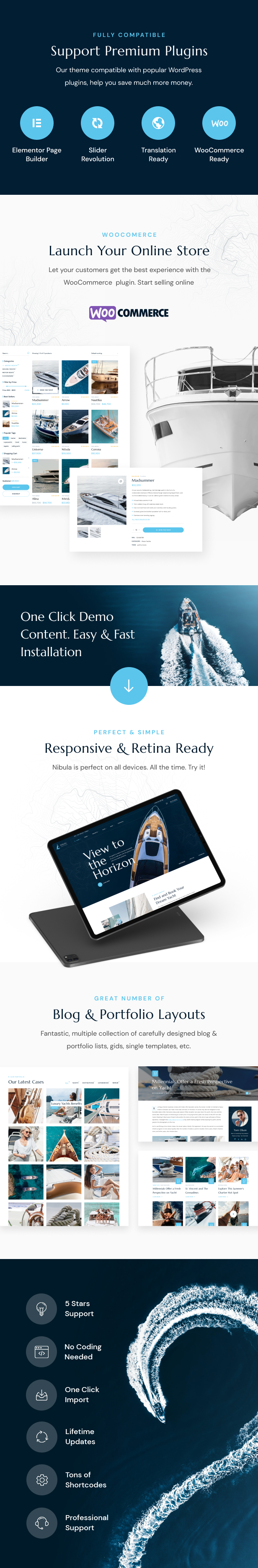 Nibula - Boot & Yacht WordPress Thema - 2