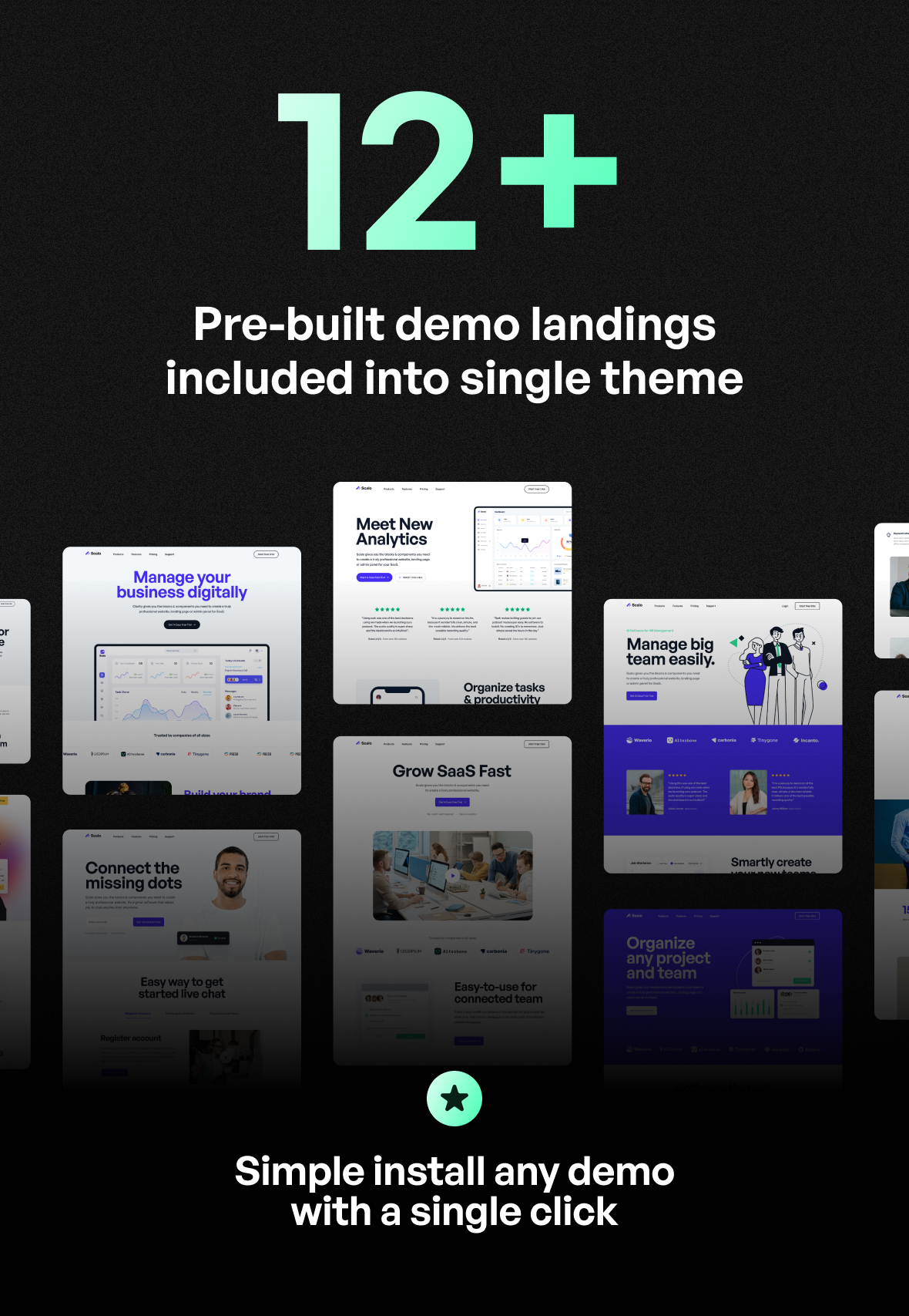 Scalo - Startup & SaaS WordPress Thema - 2