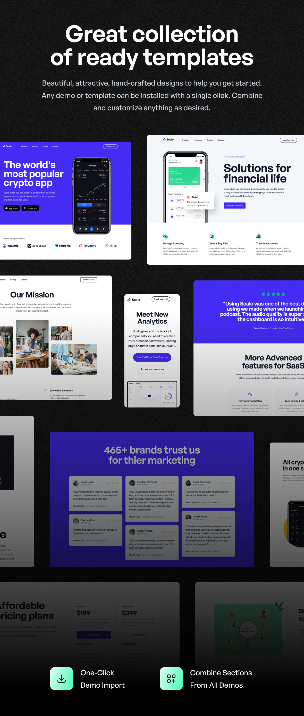 Scalo - Startup & SaaS WordPress Thema - 3