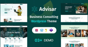 Advisar – Corporate Business Finance & Consulting WordPress Template