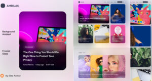 Ambilas - Ambient Blog & Magazine WordPress Thema