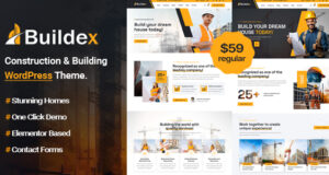Buildex – Konstruktion und BauwordPress -Thema