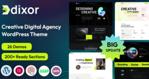 Dixor - Creative Digital Agency WordPress Thema