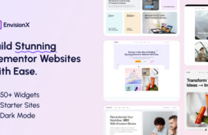 Enpision x | Elementor Woocommerce WordPress -Thema