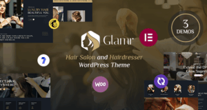 Glamr – Friseursalon & Friseur WordPress Thema