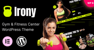 Ironie – Fitness- und Fitnesszentrum WordPress -Thema