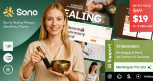 Sono - Klangheilungstherapie WordPress -Thema