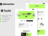 Techt - IT Solutions & Services Company Elementor Vorlage Kit