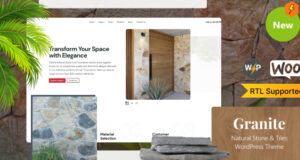 Verkleidung- Natursteine und Fliesen WordPress-Thema
