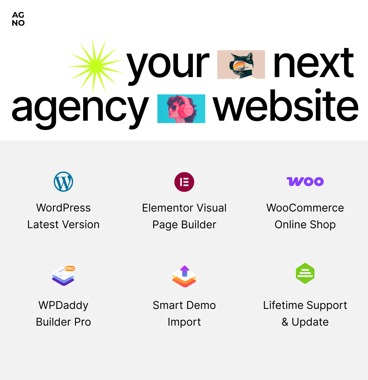 Agno - Creative Portfolio Agentur WordPress Theme - 6
