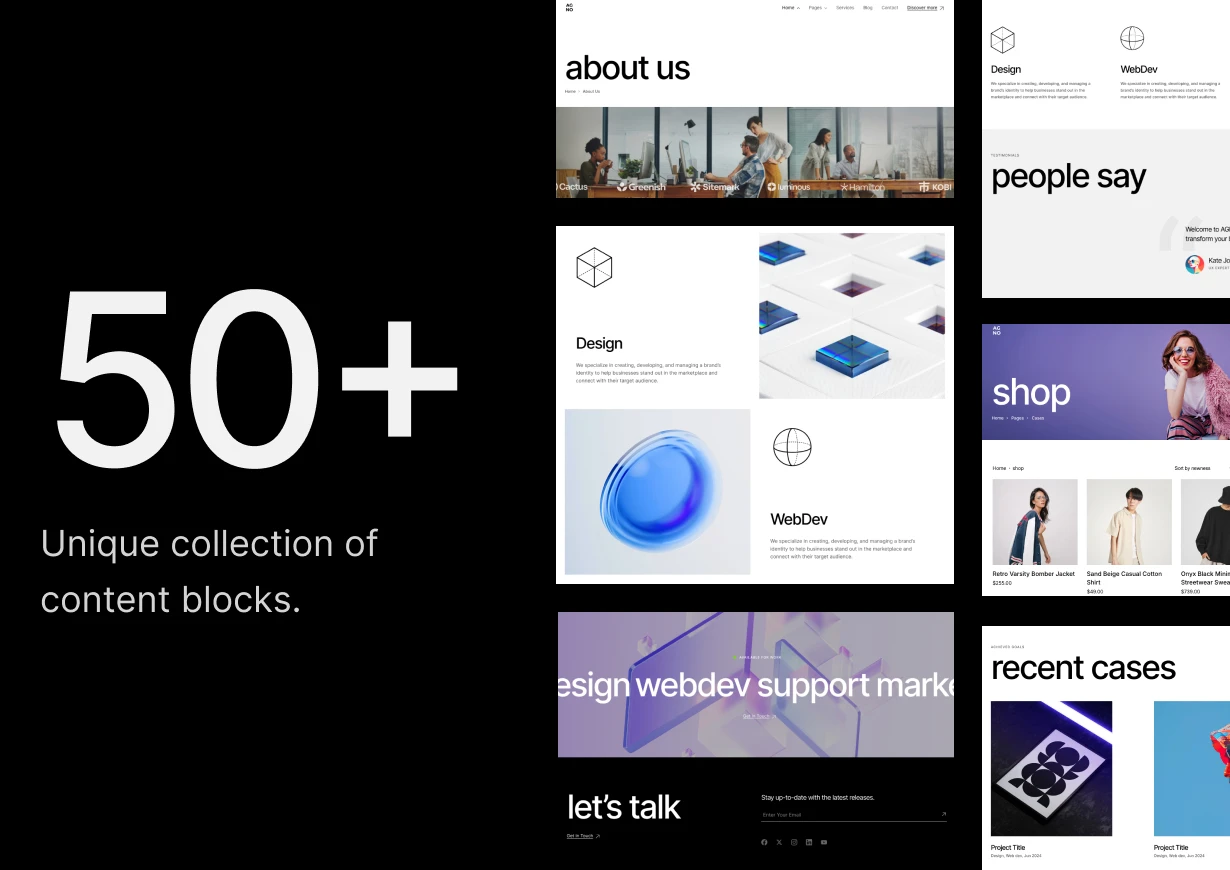 Agno - Creative Portfolio Agentur WordPress Theme - 7