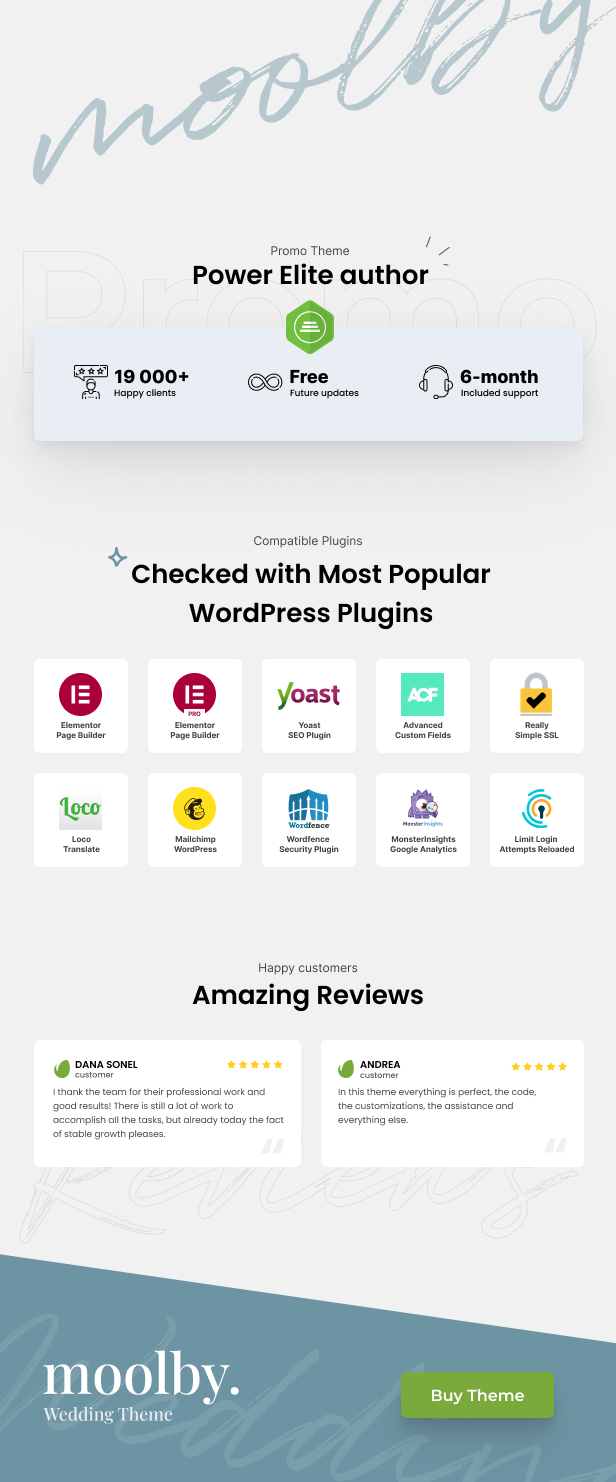 Moolby - Hochzeitsplaner WordPress -Thema - 2