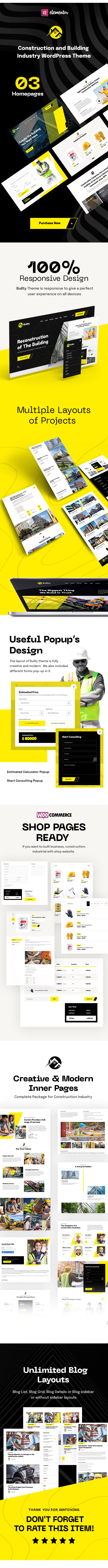 Builty - Konstruktion & BauwordPress -Thema