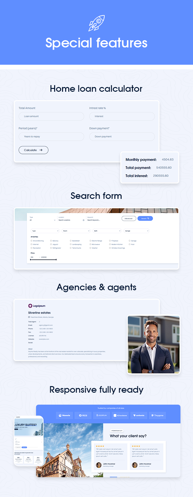 Immobilien -WordPress -Thema