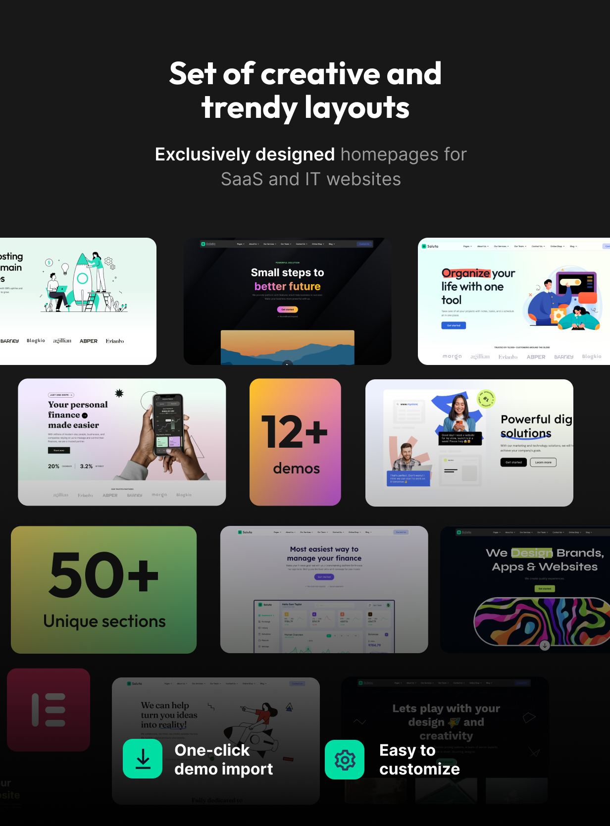 Saluta - SaaS & It Solutions WordPress -Thema.