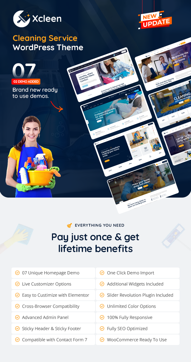 Xcleen WordPress -Thema