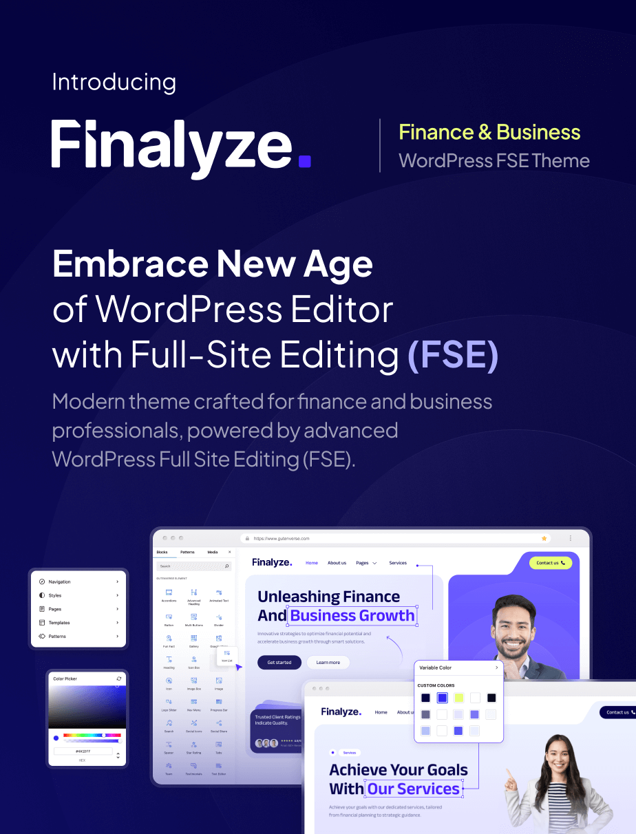 Finalyze - Finance & Business FSE WordPress Thema - 3