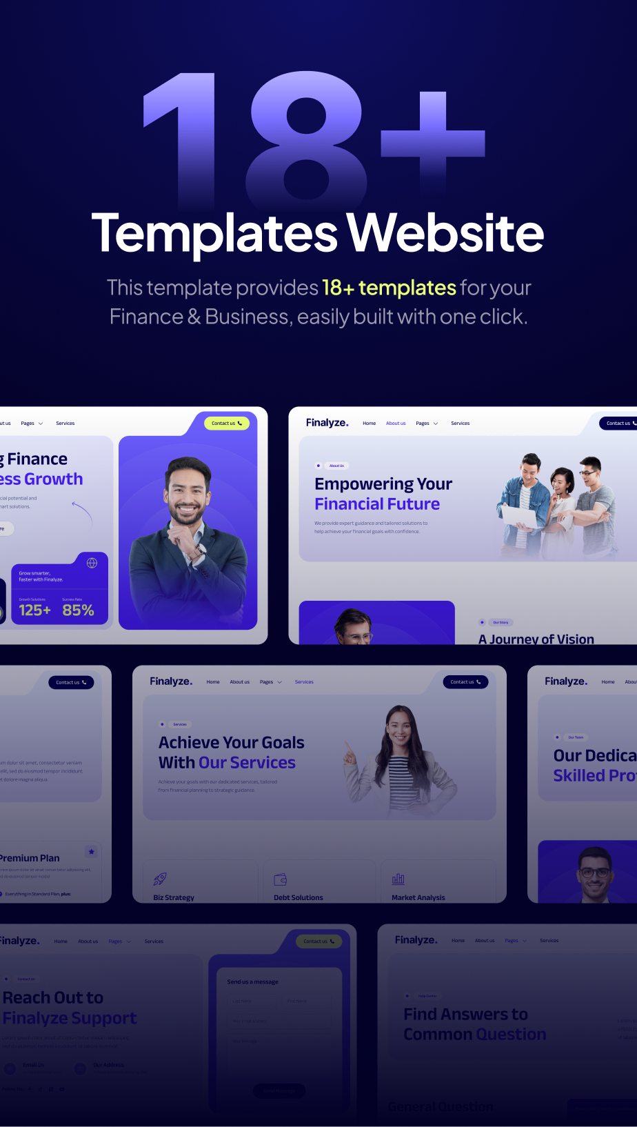 Finalyze - Finance & Business FSE WordPress Thema - 4