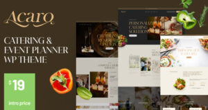 Acaro - Catering & Event Planer WP -Thema