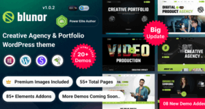 Blunor - Creative Agency & Portfolio WordPress Thema