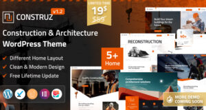 Construz – Konstruktion & Architektur WordPress -Thema