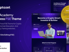 Cryptozet - Crypto & Blockchain Academy FSE WordPress Thema