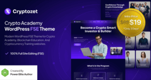 Cryptozet - Crypto & Blockchain Academy FSE WordPress Thema