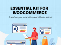 Essentiales Kit für WooCommerce - Produktvergleich, Wunschliste, Schnellansicht, kostenlose Versand- und Größenkarte