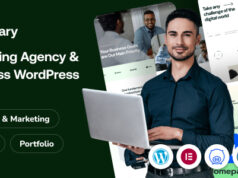 Fxotary - moderne digitale Agentur WordPress -Layout mit Elementor Support