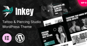 Inkey – Tattoo & Piercing Studio WordPress Thema