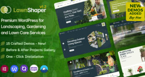 Lawnshaper – Gartenarbeit und Landschaftsgestaltung WordPress -Thema