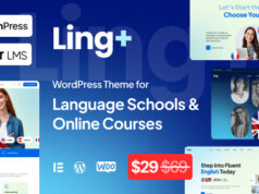 Lingplus - Sprachschule und Online -Kurse WordPress -Thema