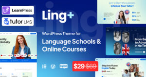 Lingplus - Sprachschule und Online -Kurse WordPress -Thema