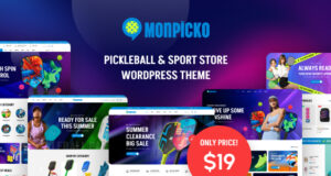 Monpicko – Pickleball Sport Store WordPress -Thema