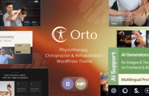 Orto – Physiotherapie, Chiropraktiker & Rehabilitation WordPress -Thema