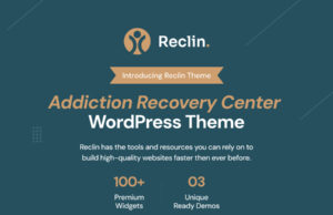 Reclin – Suchtwiederherstellung und Rehabilitationszentrum WordPress -Thema