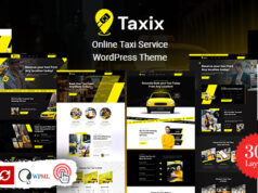 Taxix - Online -Taxi -Service WordPress -Thema