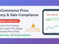 WooCommerce Preisgeschichte und Verkaufskonformität