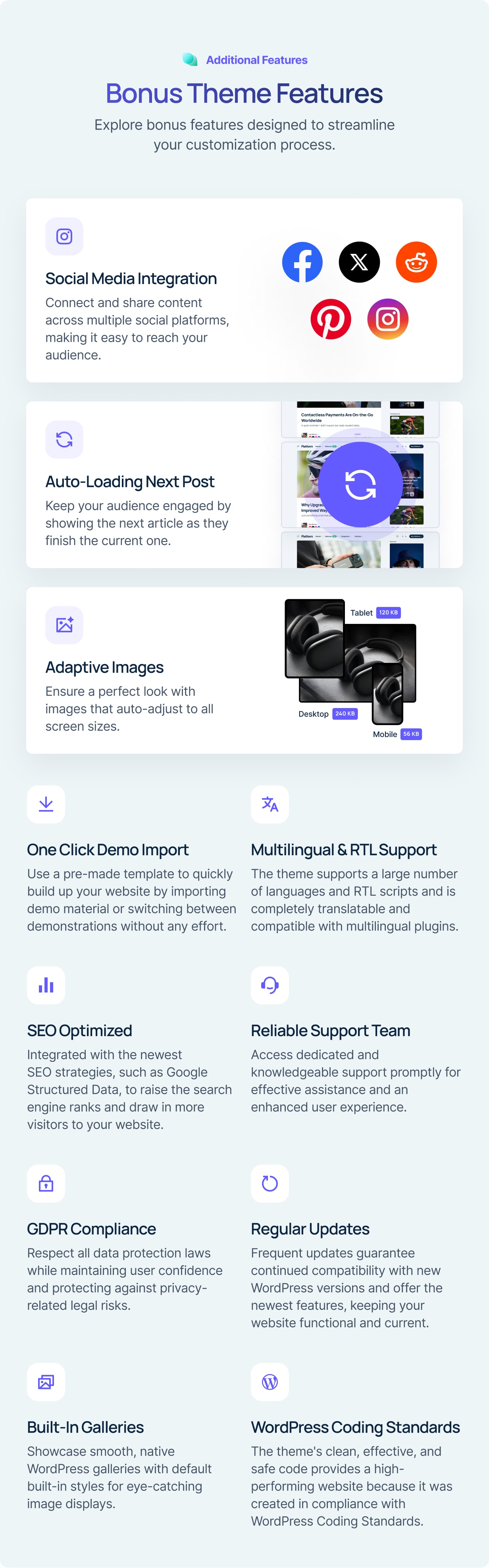 Plattform - modernes Hochleistungs -Blog WordPress -Thema - 13